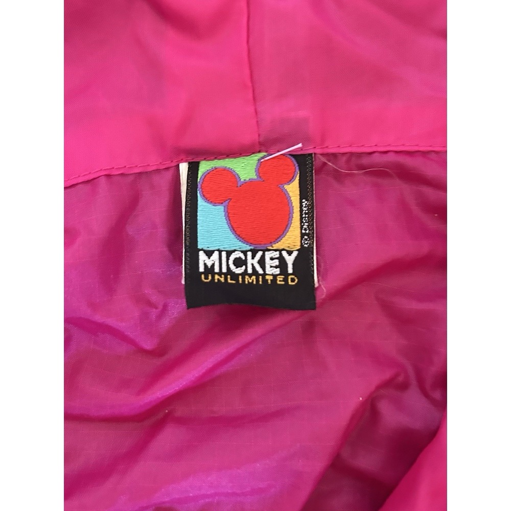 Mickey Unlimited Disney Mickey Mouse Women's Pink Nylon 2pc Tracksuit L - Picture 3 of 4